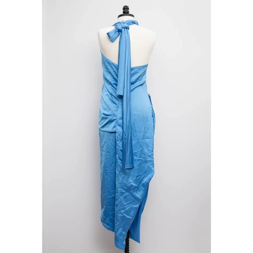 ARIAS NEW YORK Blue Asymmetrical Dress